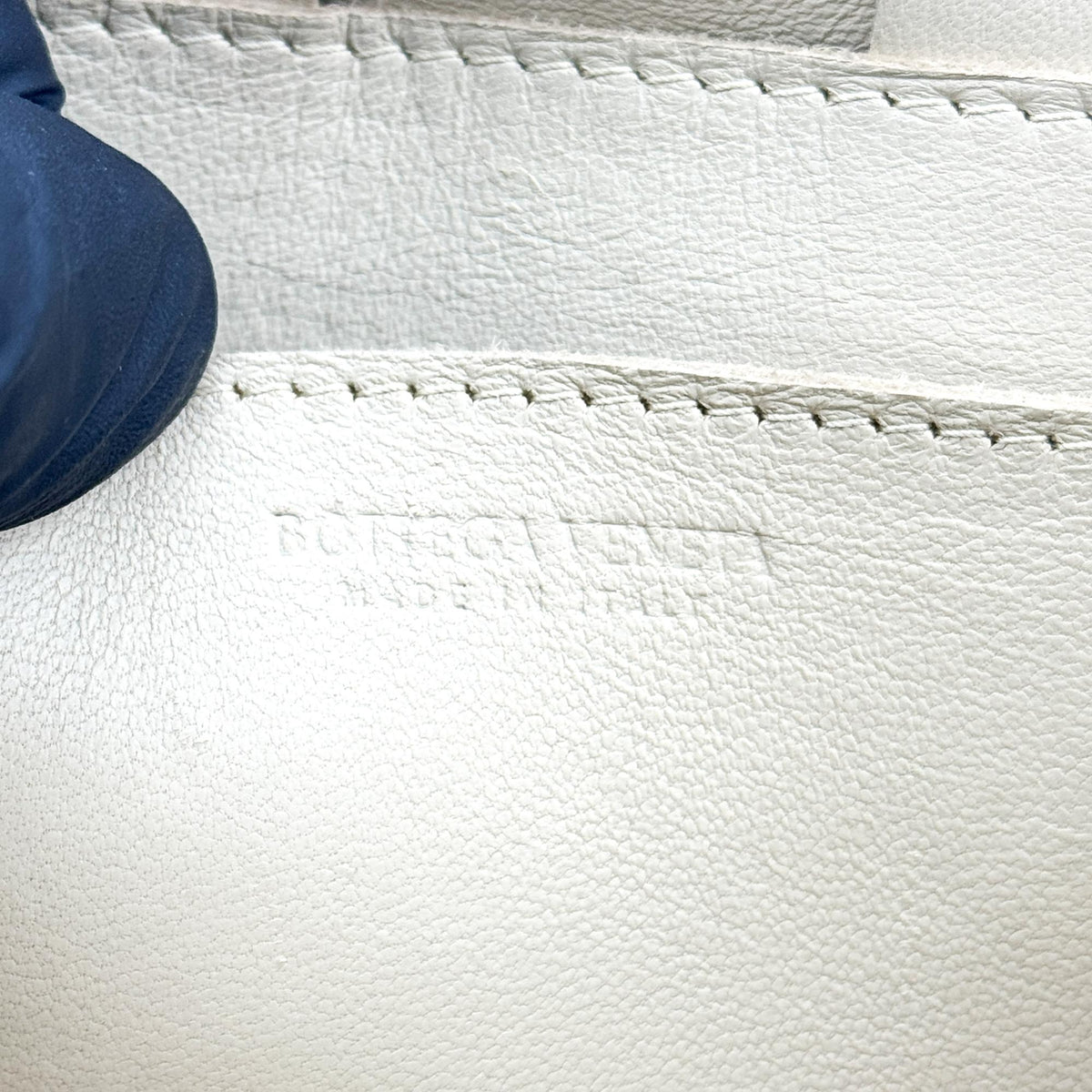 Bottega Veneta Cassette Strap Card Case Beige