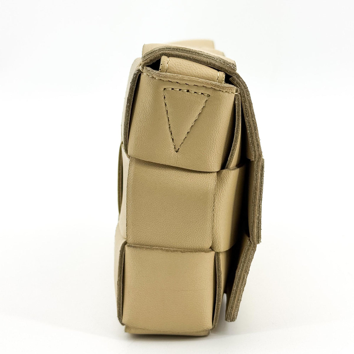 Bottega Veneta Cassette Strap Card Case Beige