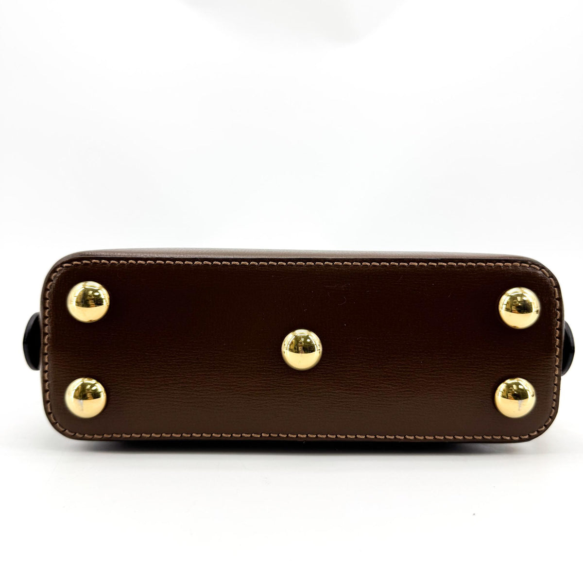 Gucci Horsebit 1955 Mini Top Handle Bag GG Supreme Brown
