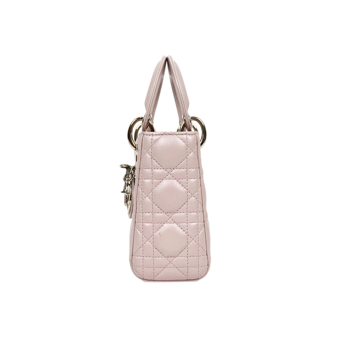 Dior Metallic Pink Lady Mini Shoulder Bag
