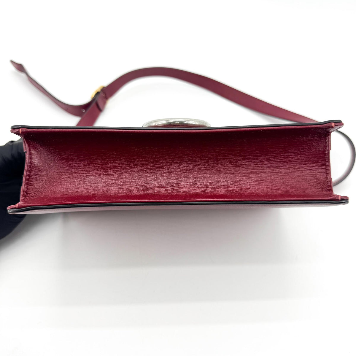 Gucci GG Ring Small Shoulder Bag Red