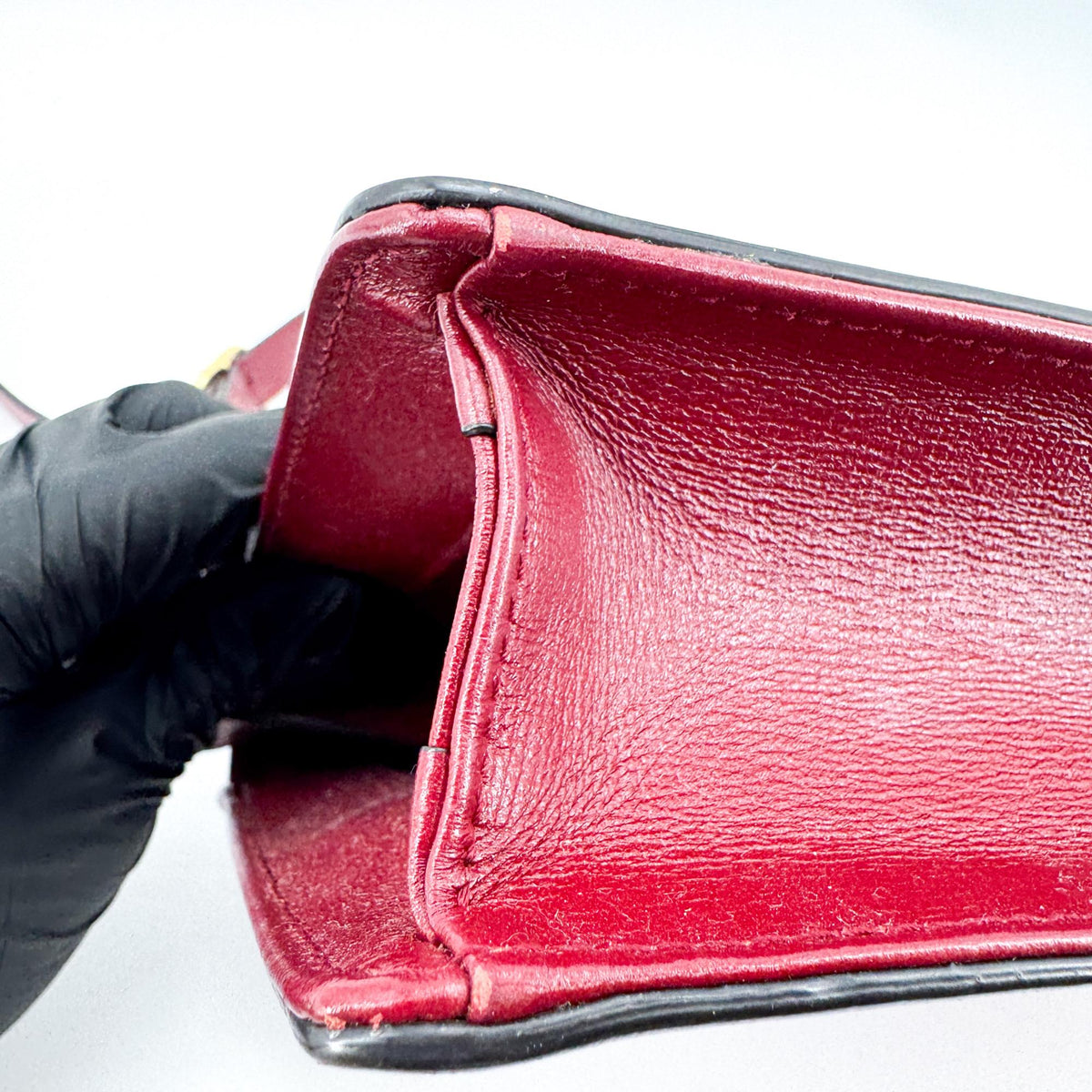 Gucci GG Ring Small Shoulder Bag Red