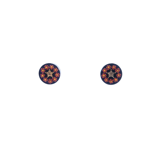 CC Circle Earrings