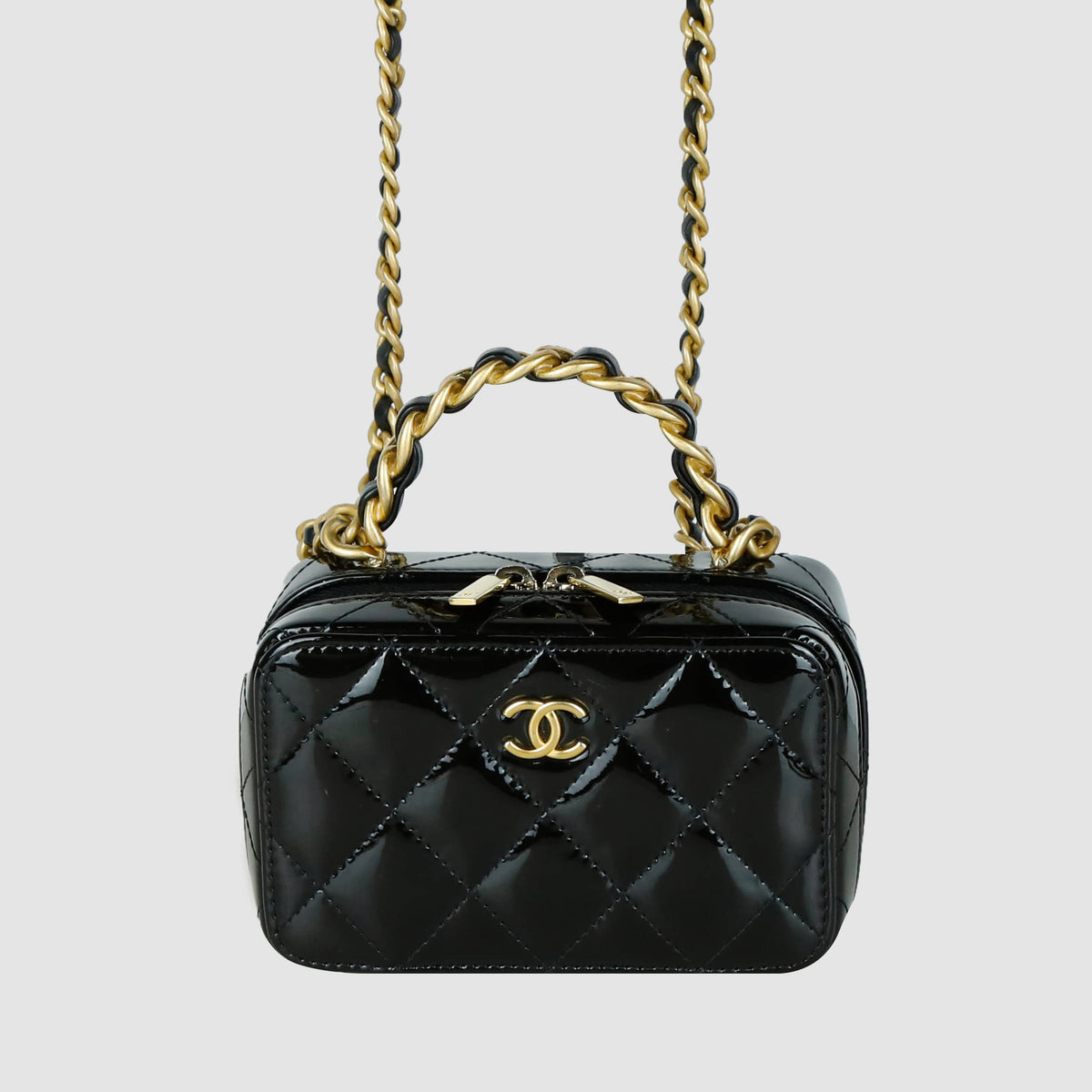 Top Handle Cosmetic Vanity Case Crossbody Bag AP3011