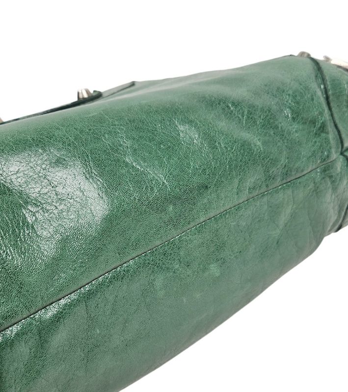 Balenciaga Green Motorbag
