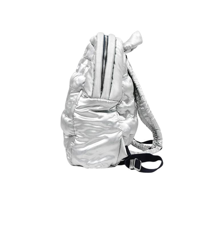 Chanel Silver Doudon Backpack