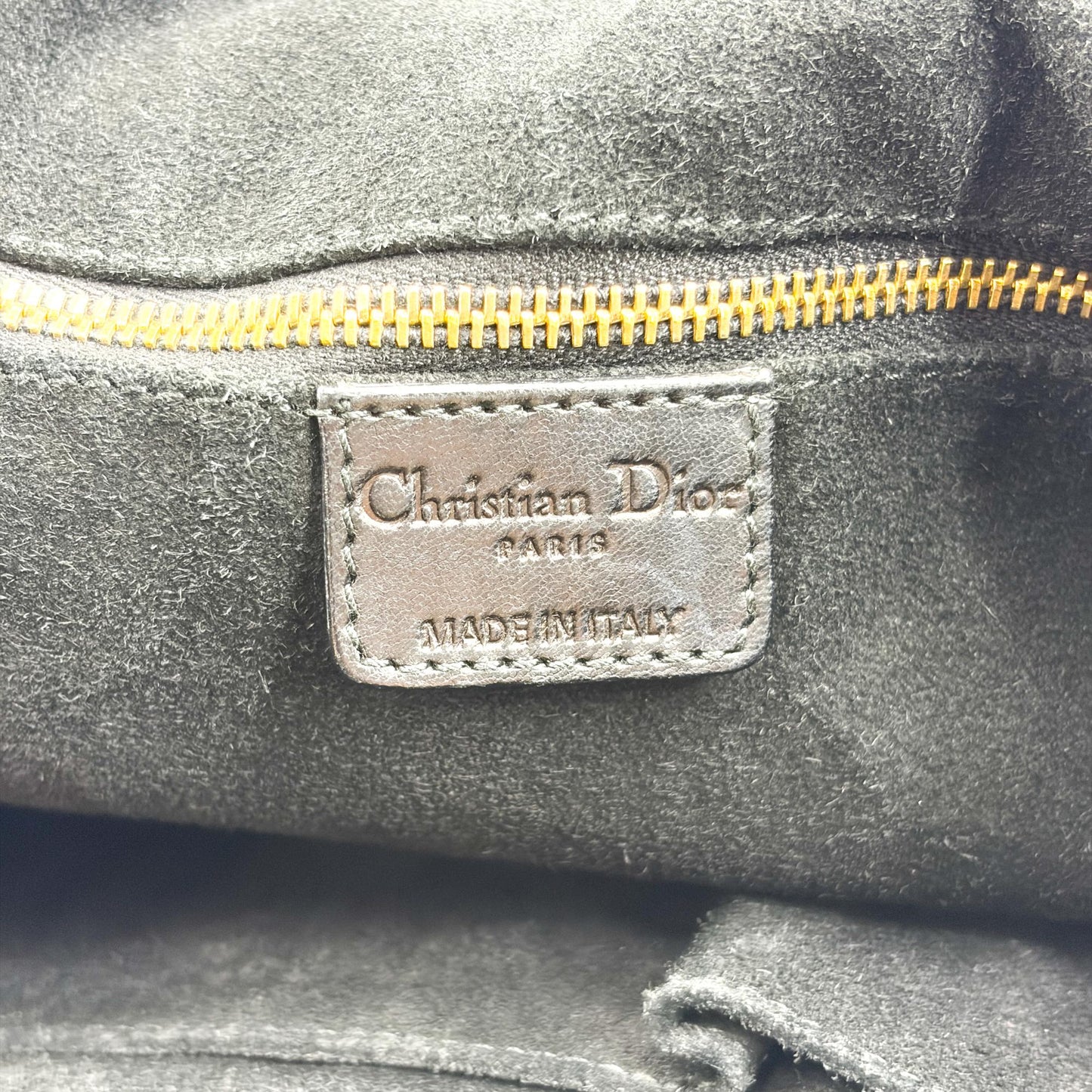 Dior Soft Shopper Bag Large Black Gold Hardware