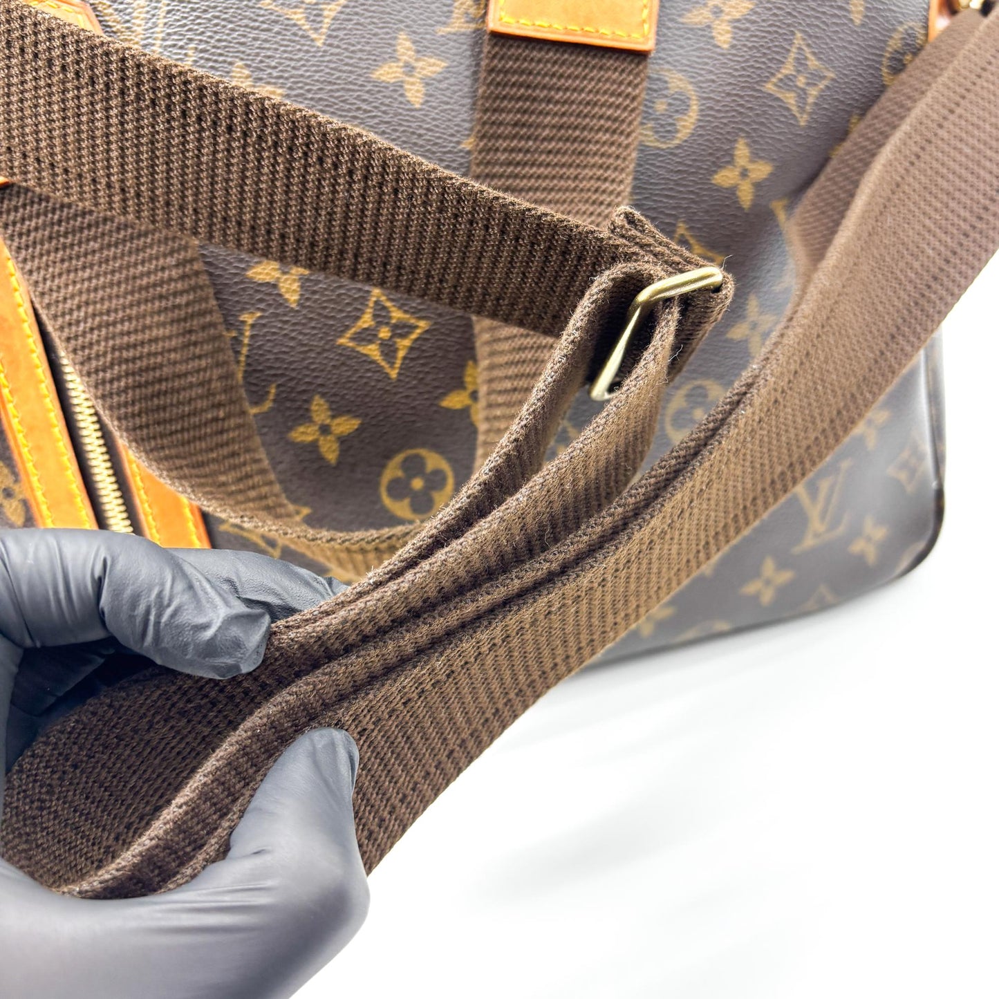 Louis Vuitton Monogram Porte Documente Bospore Briefcase Brown