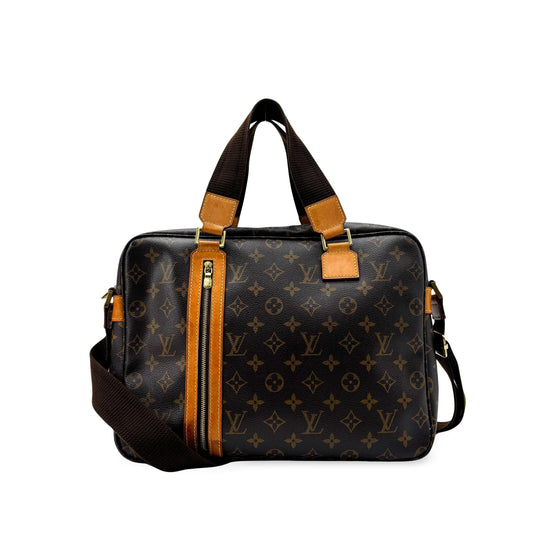 Louis Vuitton Monogram Porte Documente Bospore Briefcase Brown