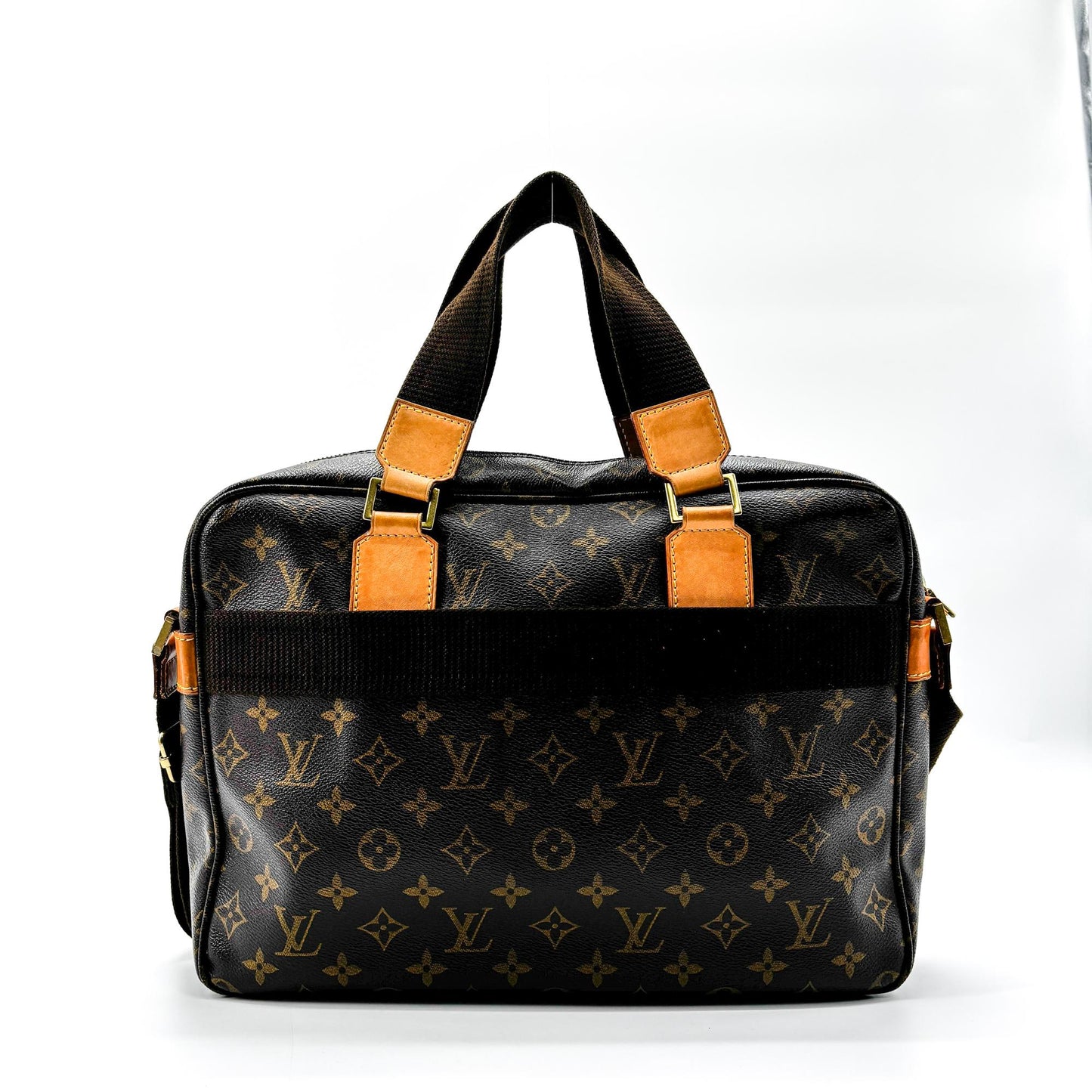 Louis Vuitton Monogram Porte Documente Bospore Briefcase Brown