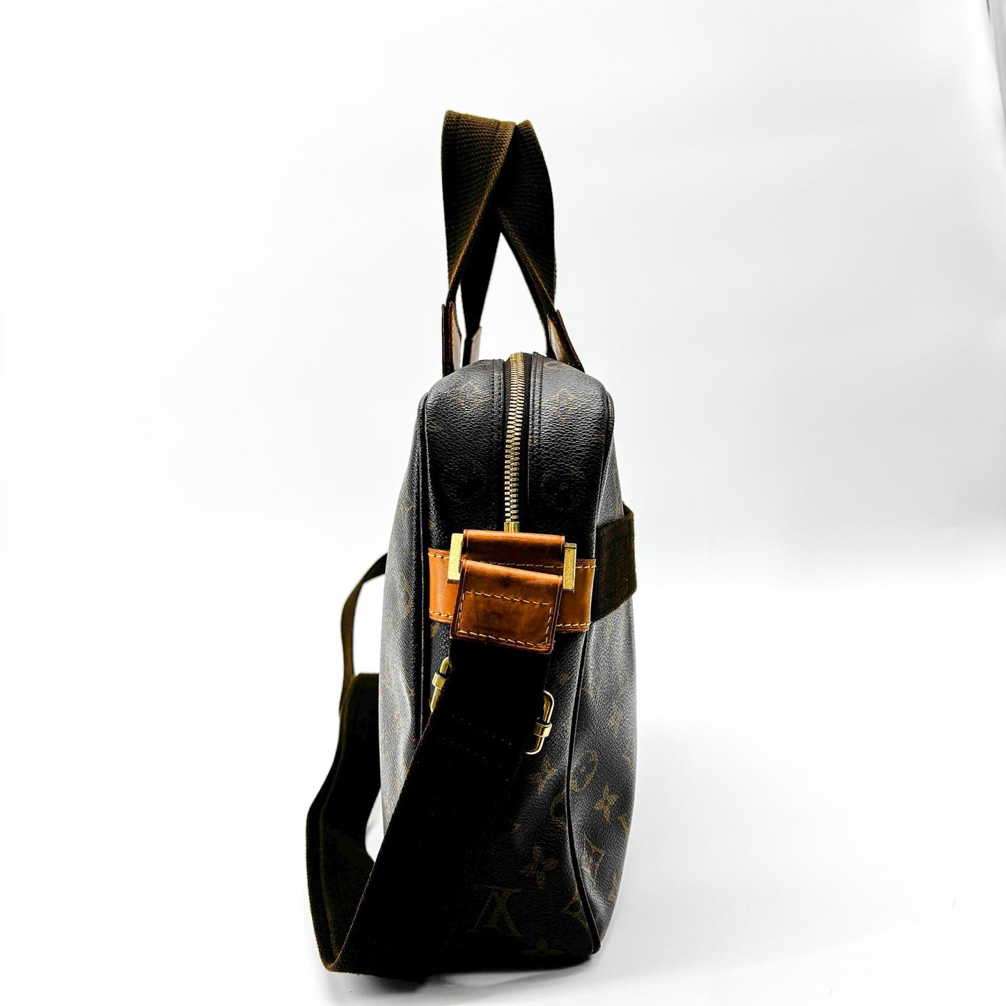Louis Vuitton Monogram Porte Documente Bospore Briefcase Brown