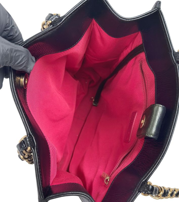Chanel Black CC Season Shopper Shoulder Bag
