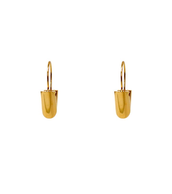 Louis Vuitton Essential V Gold Earrings