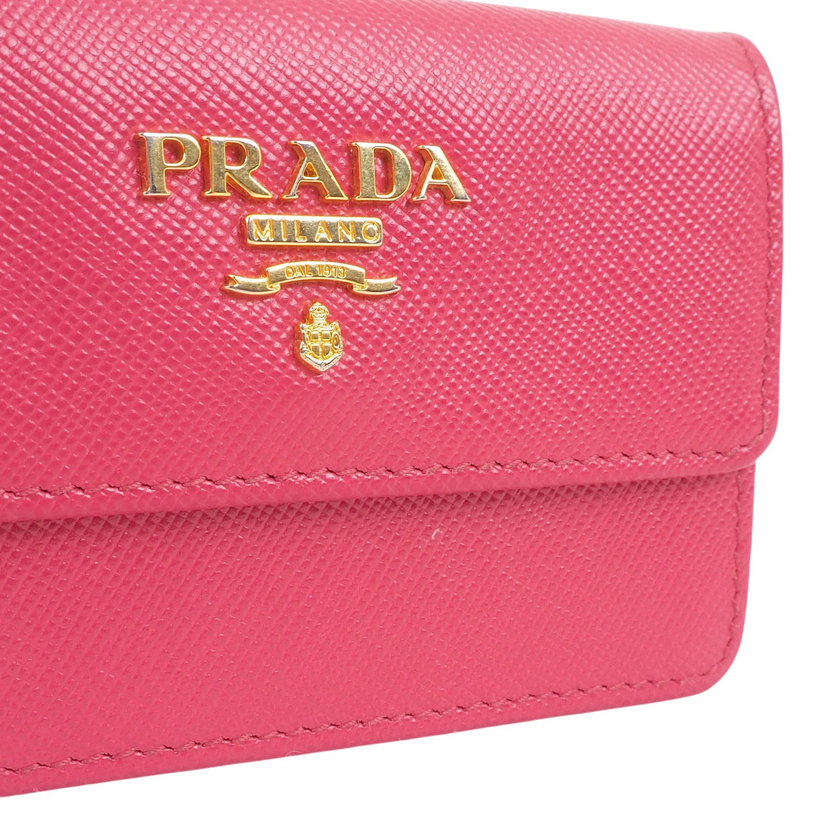 Prada 1M0881 Saffiano Business Card Holder