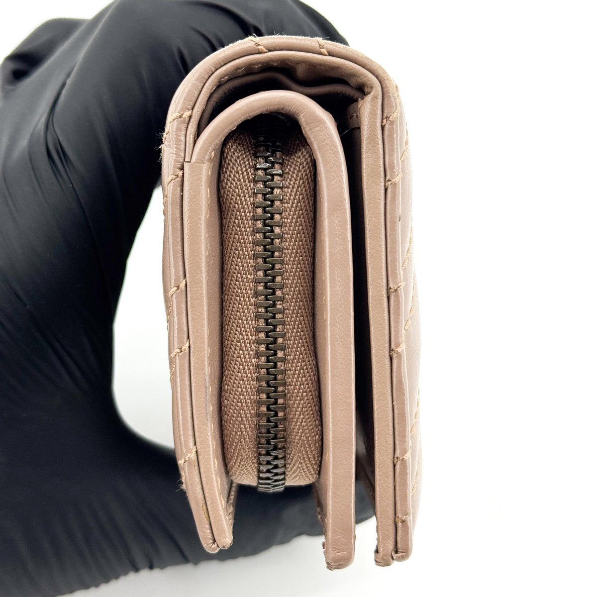 Gucci GG Marmont Card Case Wallet Brown