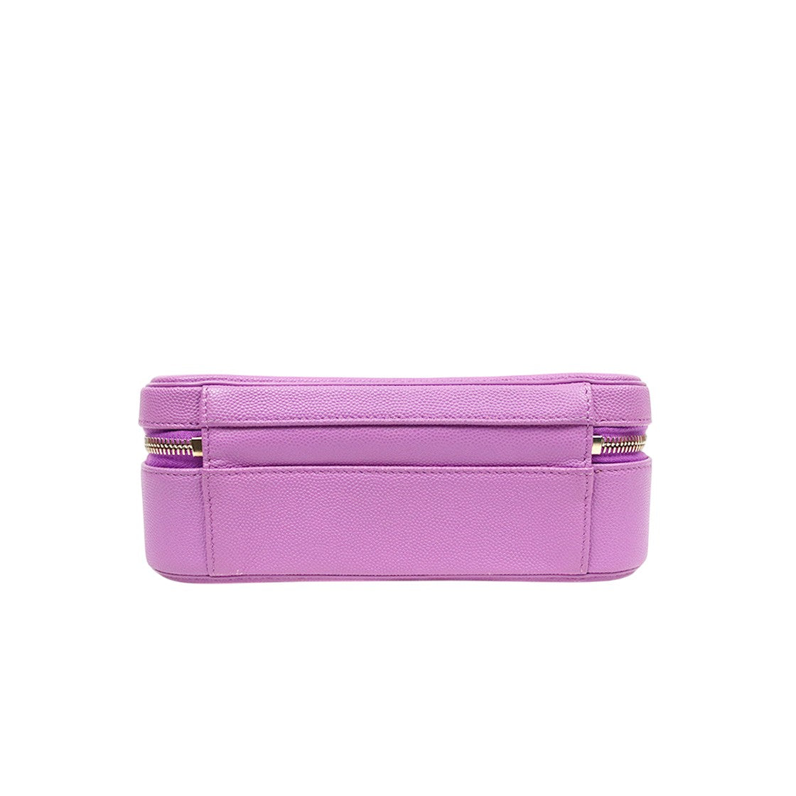 Chanel Purple Caviar Cosmetics Top-Handle Crossbody Bag