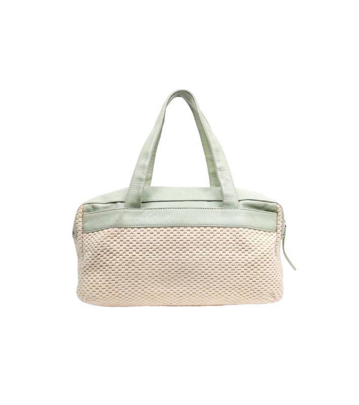 Chanel Mint Logo Shoulder Bag