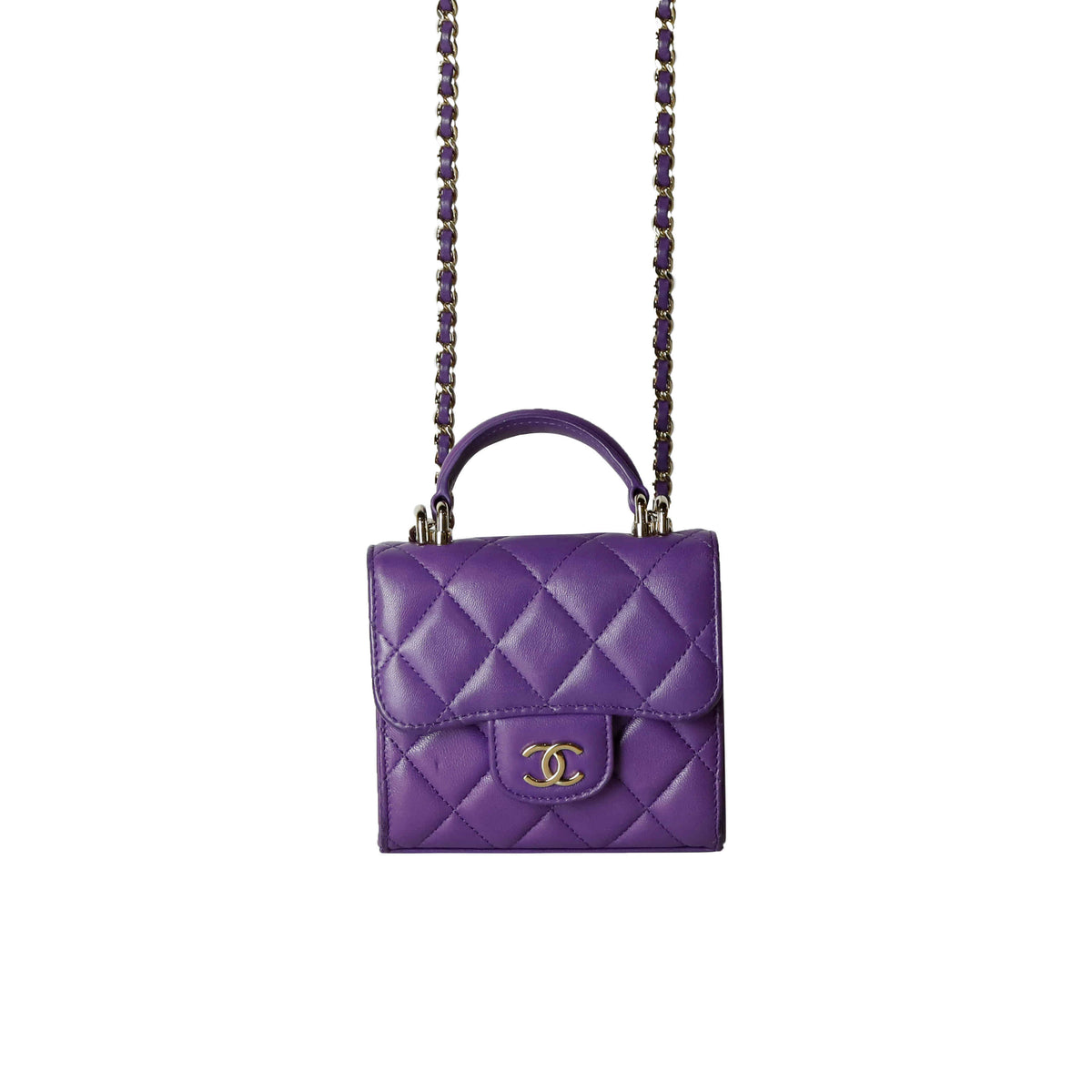 Mini Metal Top Handle Shoulder Bag Crossbody Bag AP2682