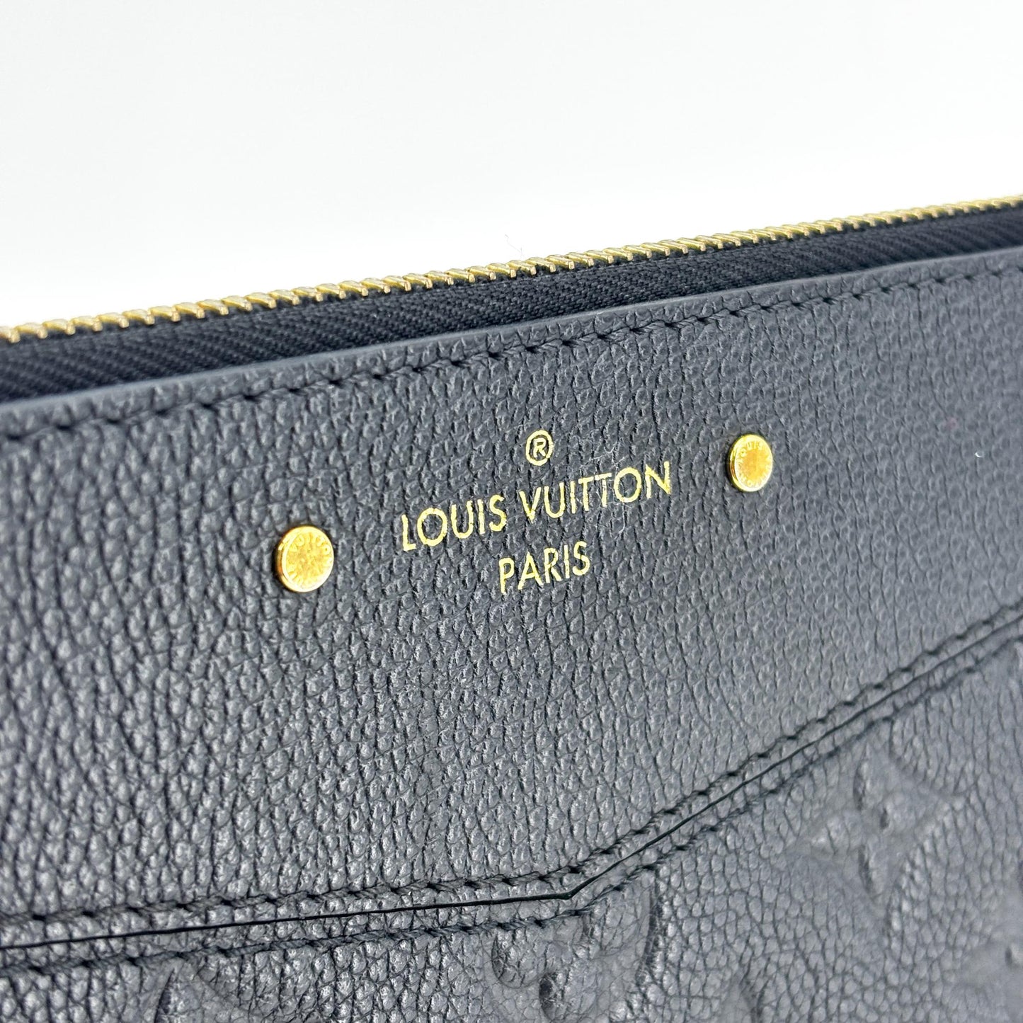 Louis Vuitton Monogram Empreinte Daily Pouch Black