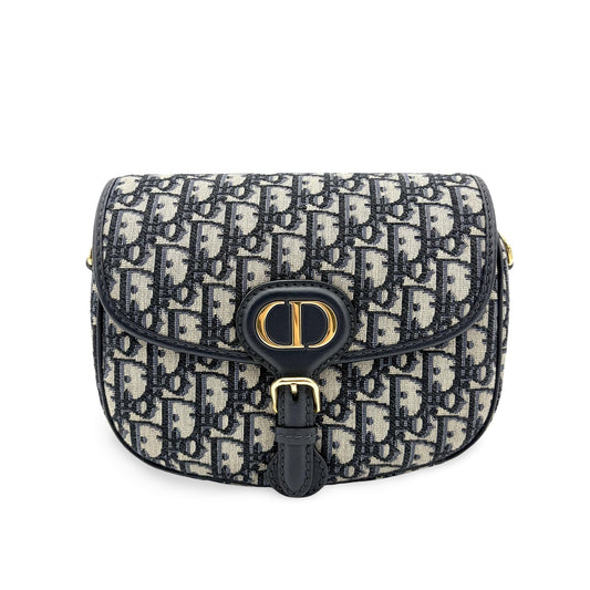 Dior Small Bobby Bag Blue Oblique Jacquard
