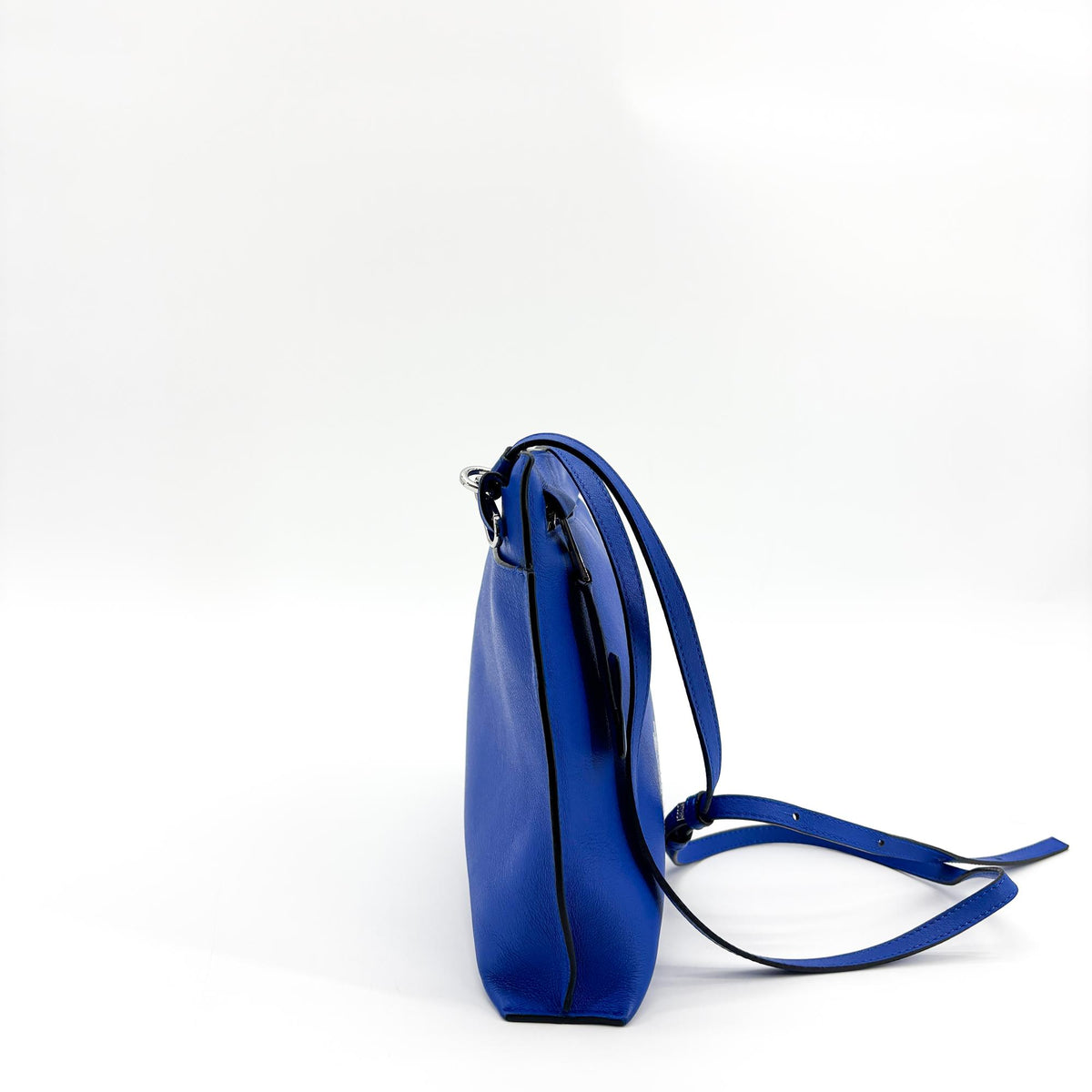Loewe T Pouch 'You can't take it with you' Shoulder Bag Electric Blue