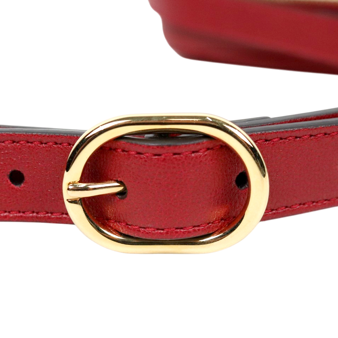 Gucci Red Blondie Camera Crossbody Bag