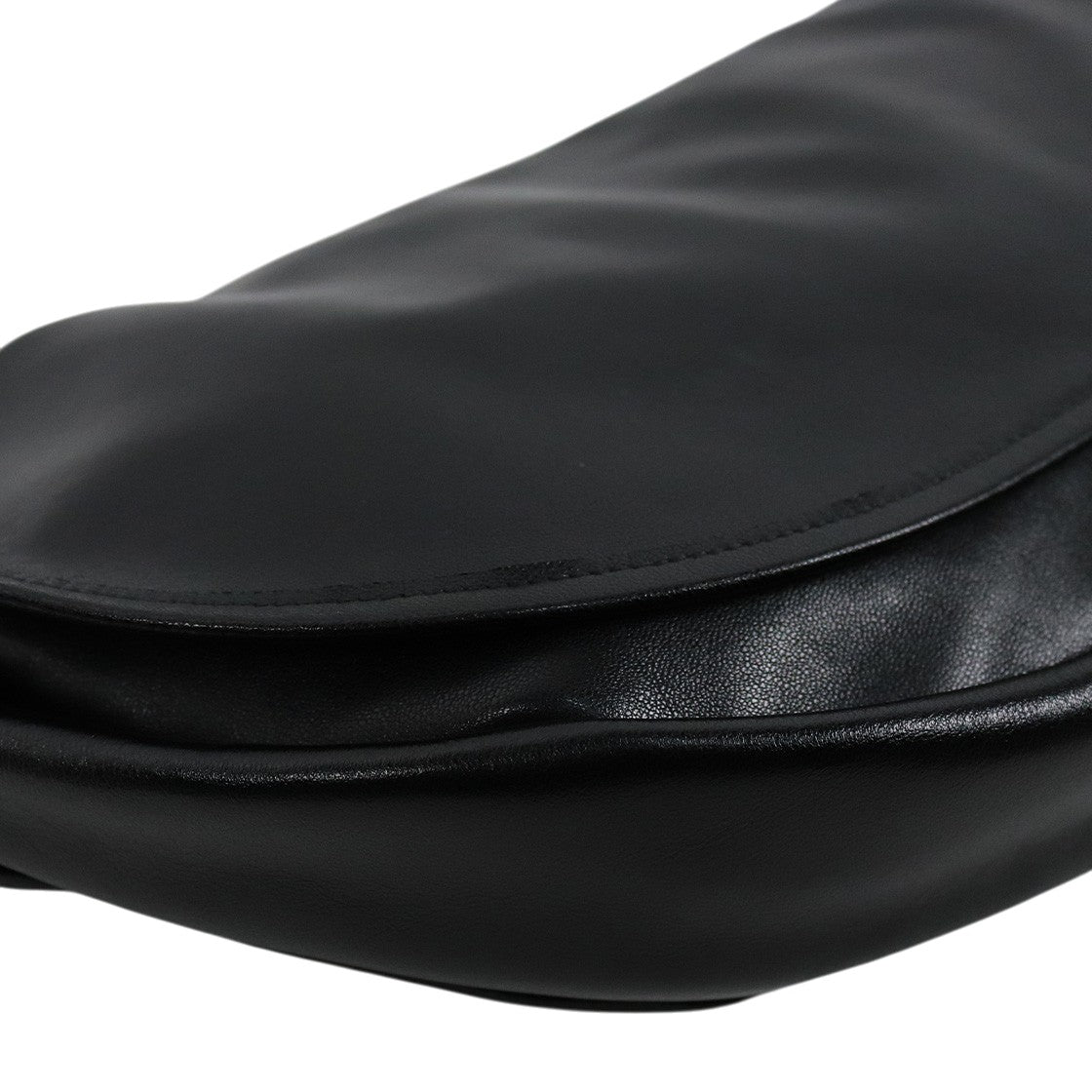 Céline Medium Black Half-Moon Shoulder Bag
