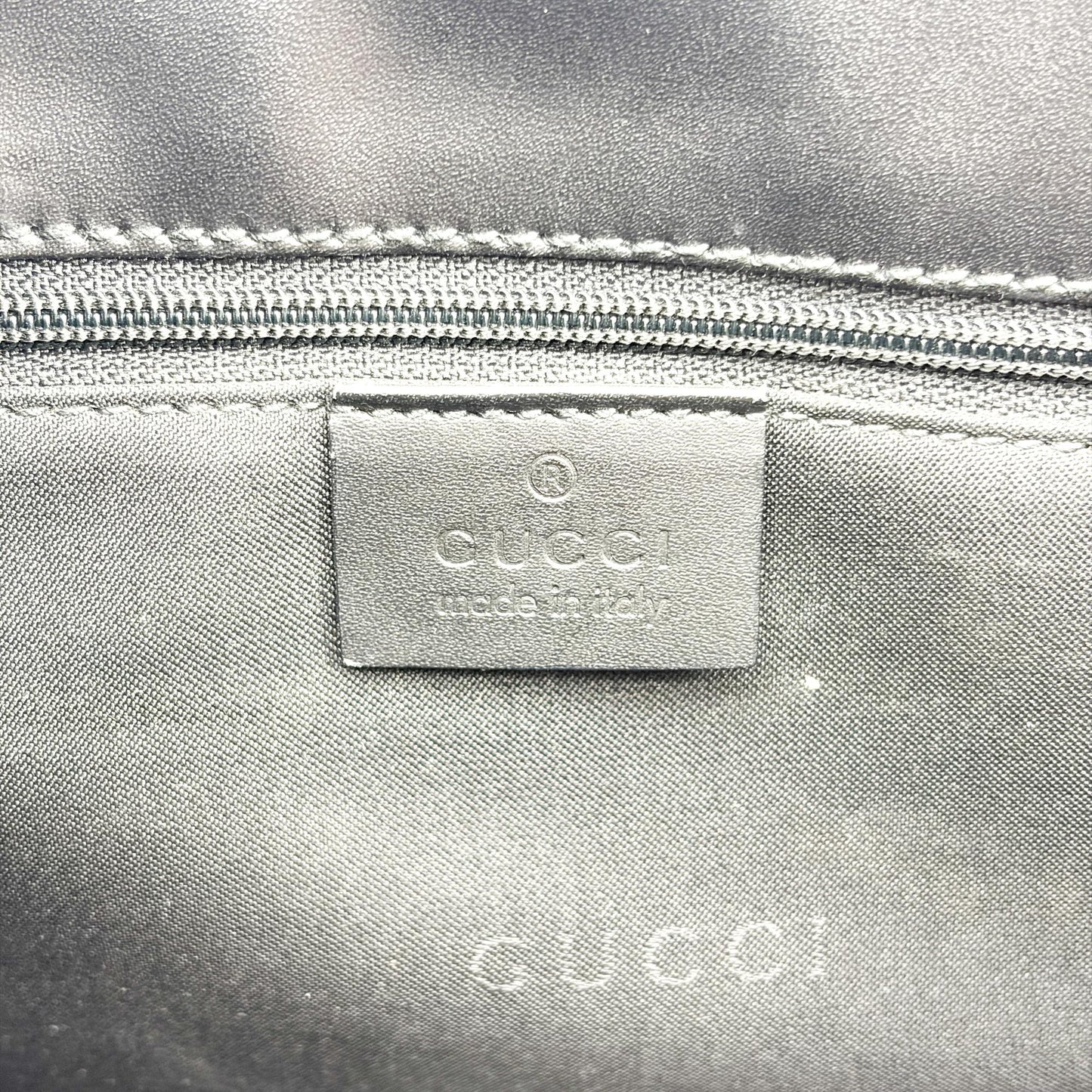 Gucci Jackie GG Canvas Shoulder Bag Black