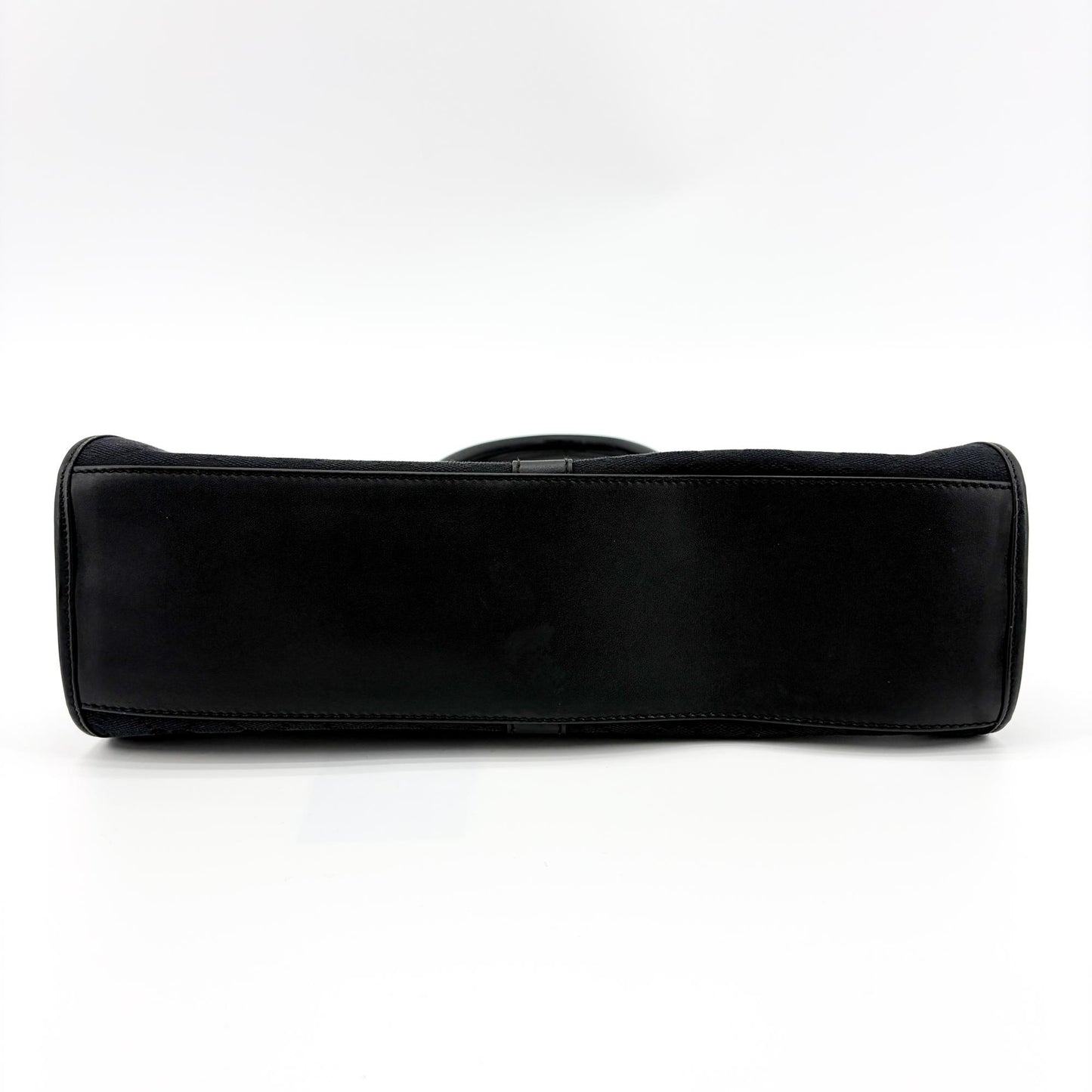 Gucci Jackie GG Canvas Shoulder Bag Black