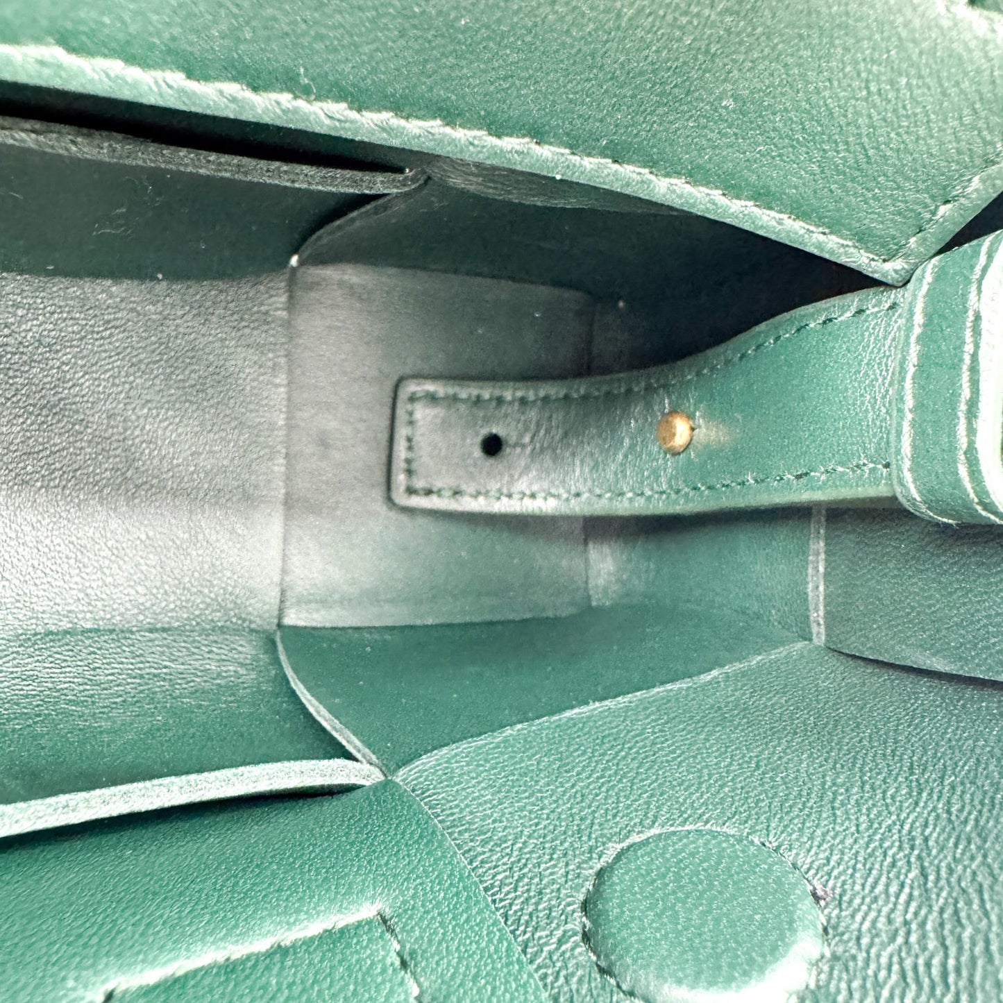 Bottega Veneta Mini Eastwest Arco Tote Bag Dark Green