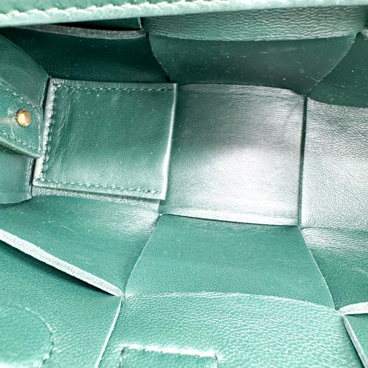 Bottega Veneta Mini Eastwest Arco Tote Bag Dark Green