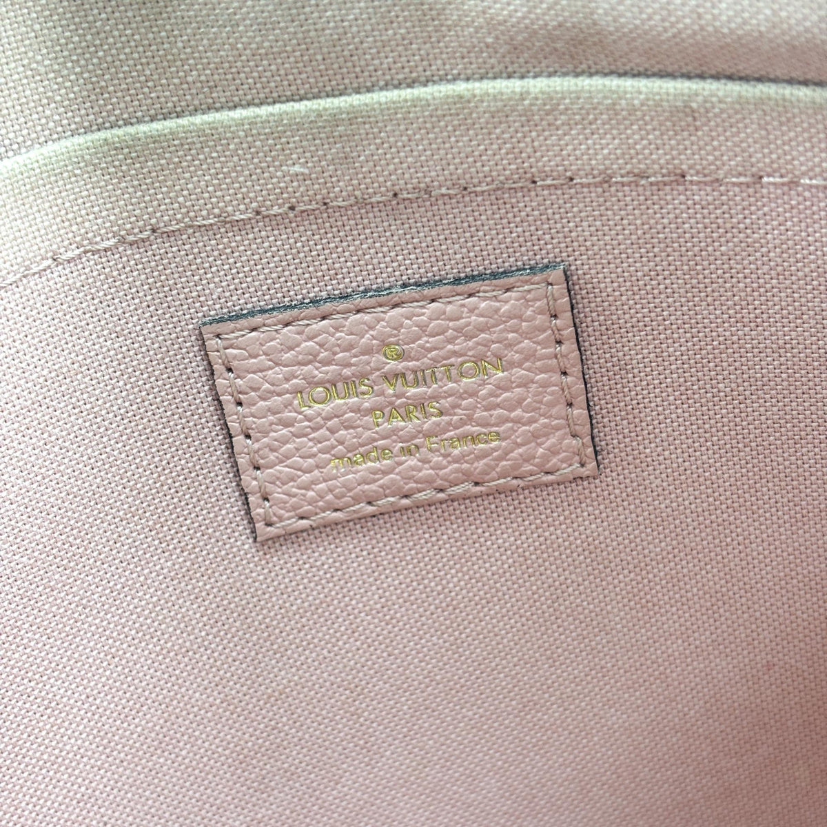 Louis Vuitton Monogram Empreinte Daily Pouch Rose Powder