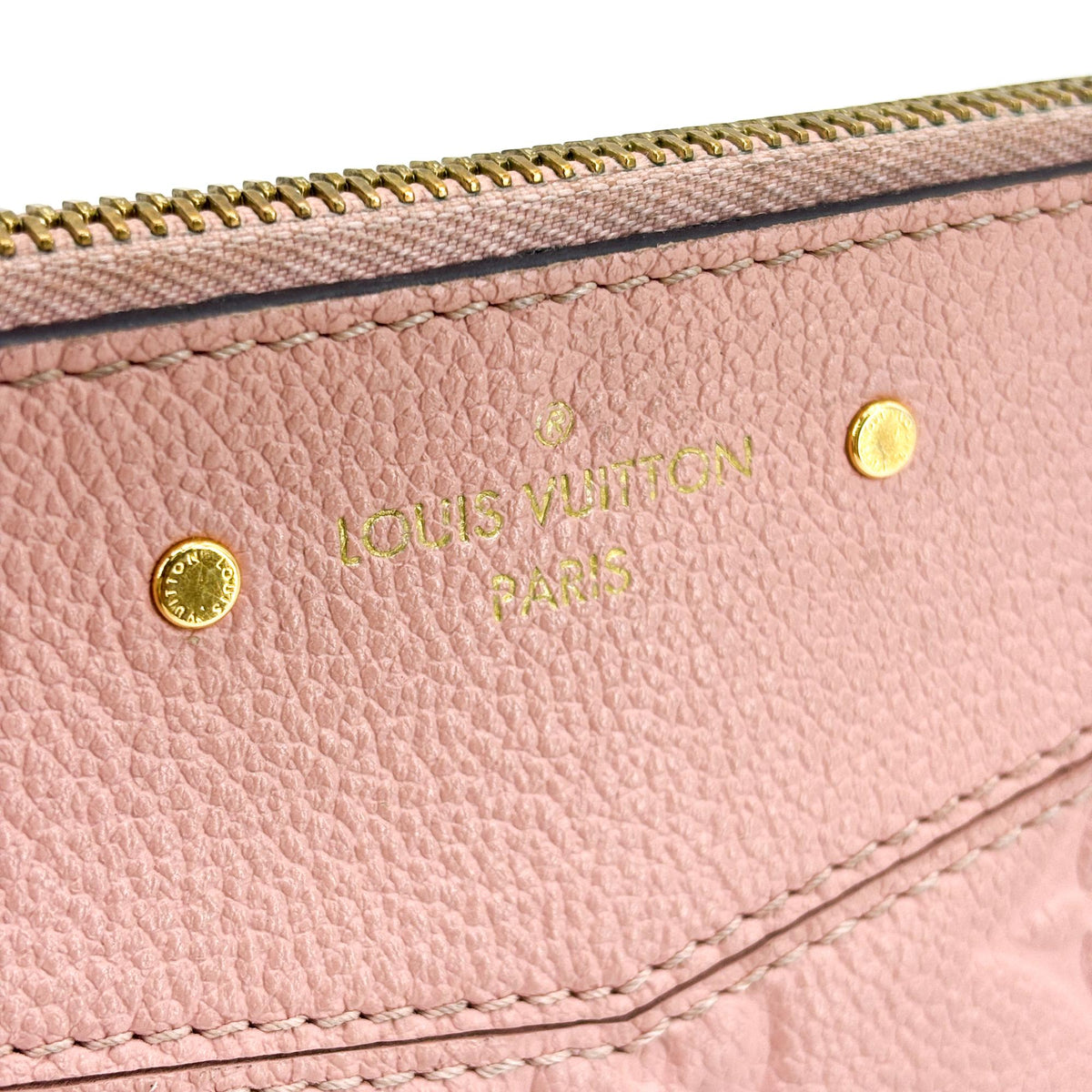 Louis Vuitton Monogram Empreinte Daily Pouch Rose Powder