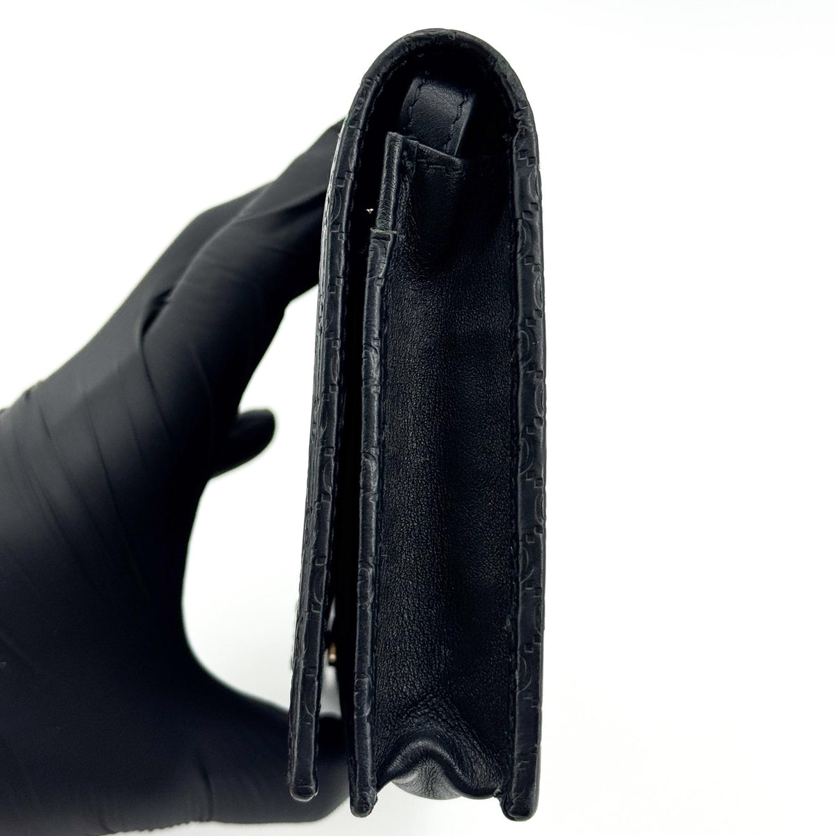 Gucci Microguccissima long wallet black