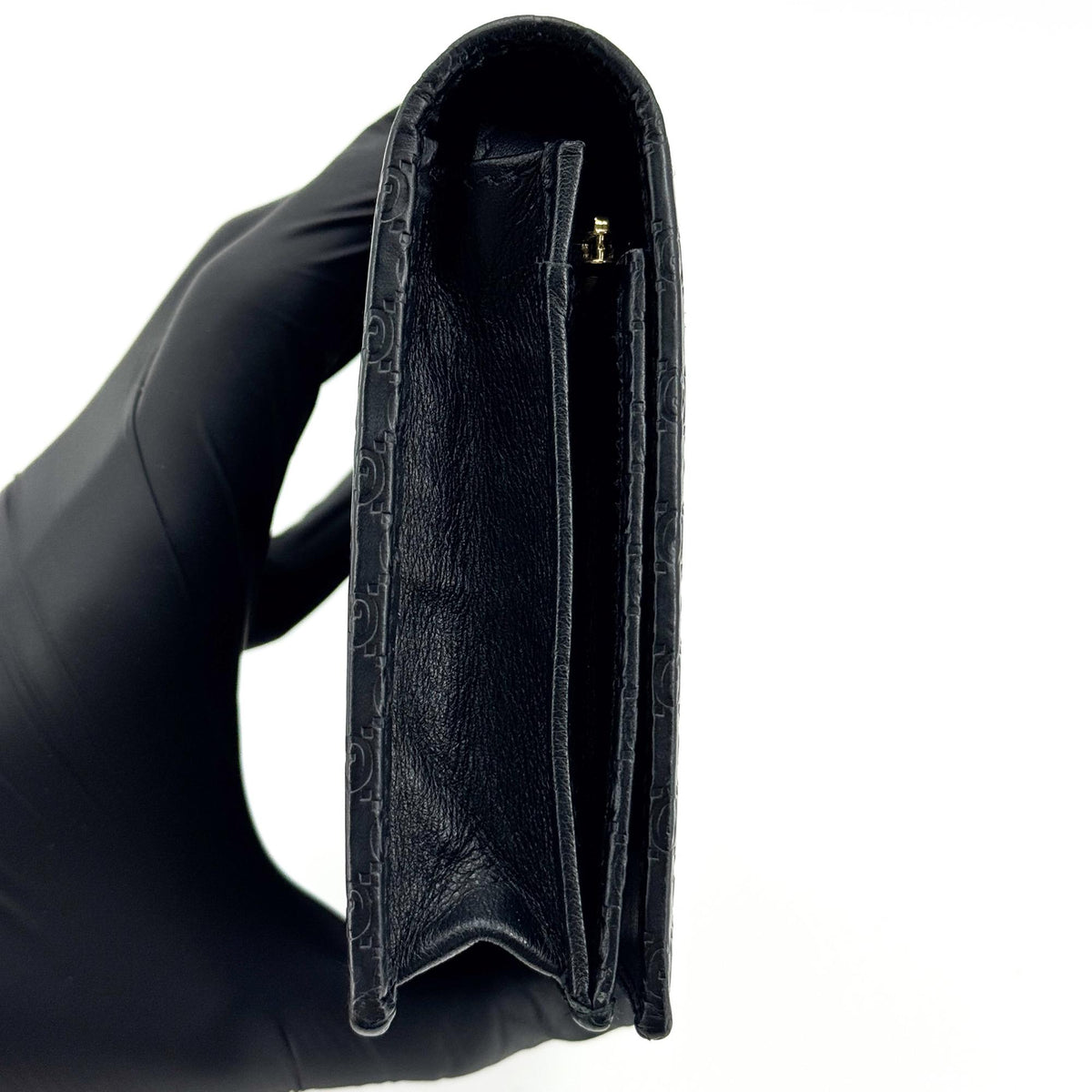 Gucci Microguccissima long wallet black