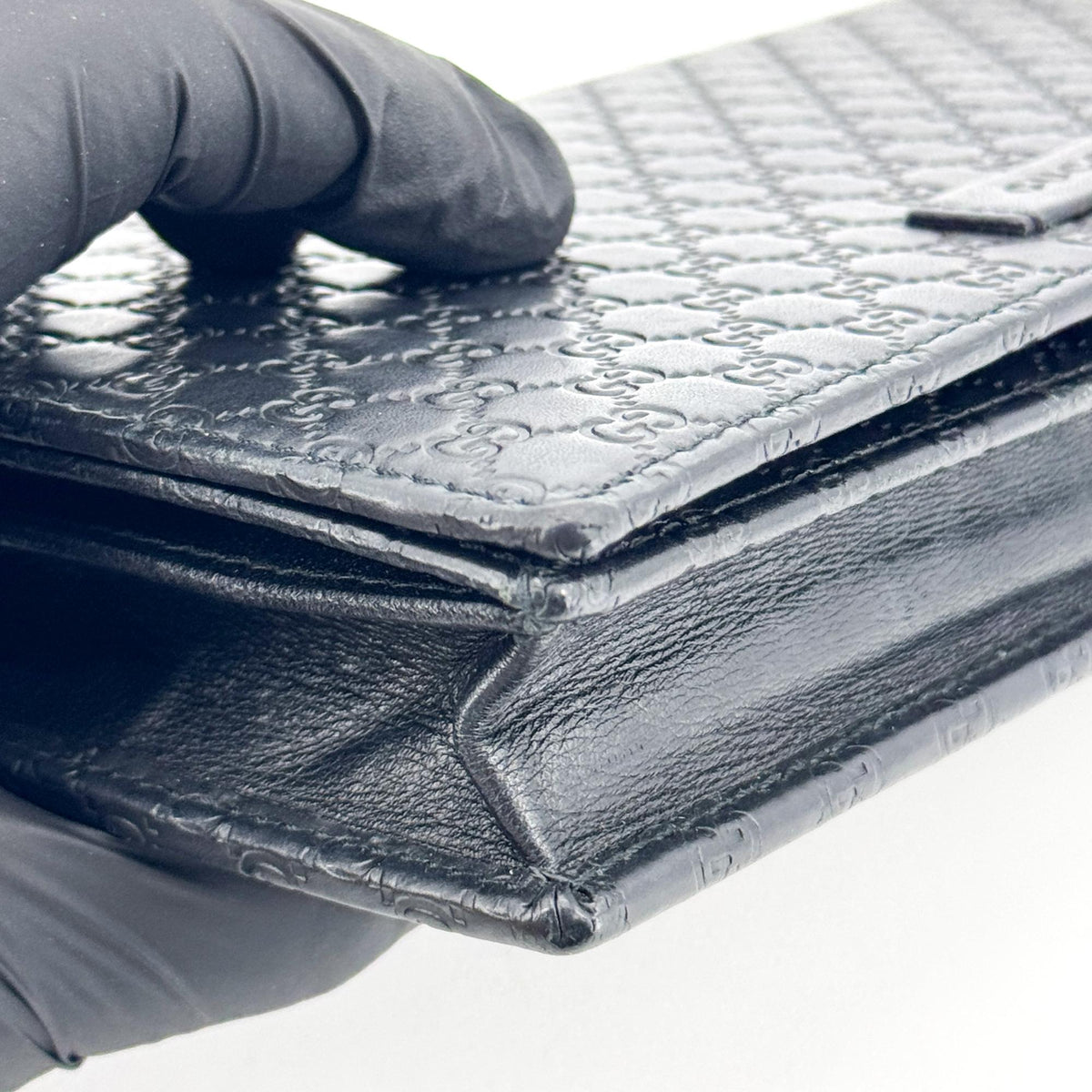 Gucci Microguccissima long wallet black