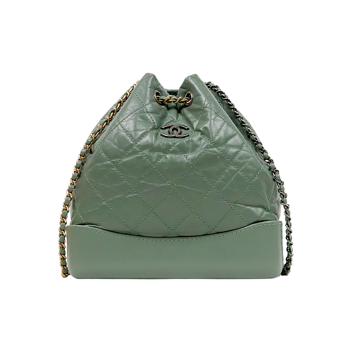 Chanel Green Gabrielle Backpack