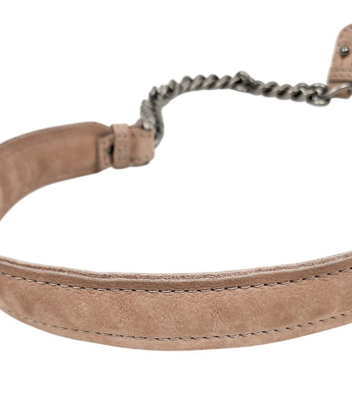 Chanel Beige Suede Quilted CC Flap Shoulder Bag in Suede