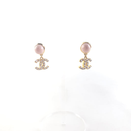 Resin CC Crystal Drop Earrings