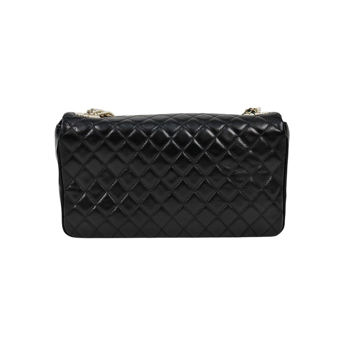 Chanel Black Lambskin Westminster Pearl CC Flap Bag