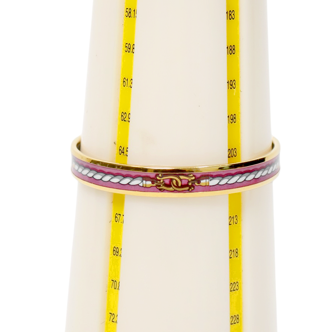 Hermès Pink Bangle Bracelet