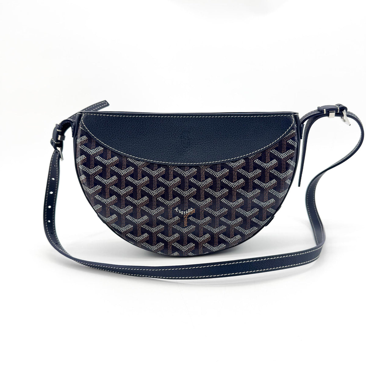 Goyard Hirondel PM Crossbody Bag Navy