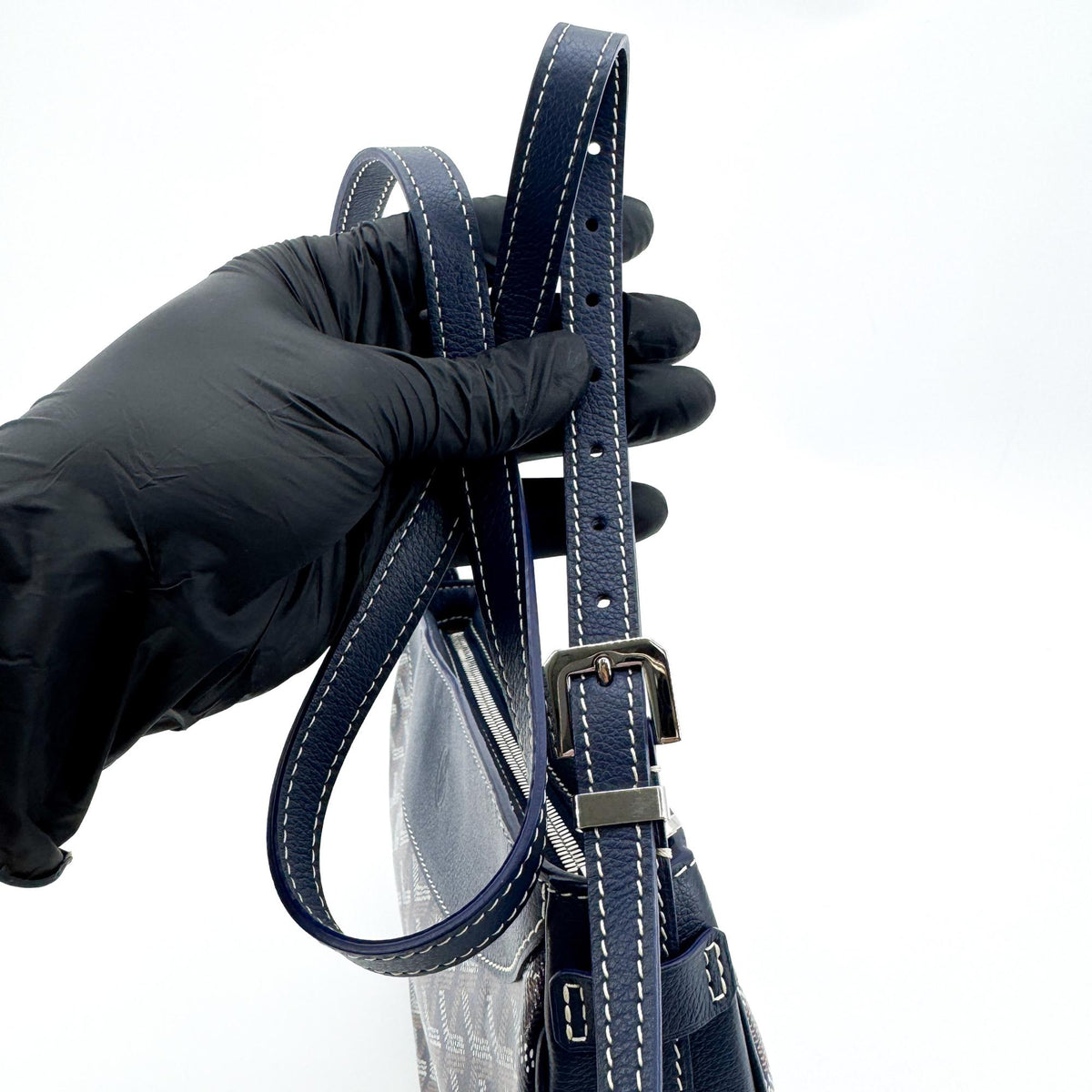 Goyard Hirondel PM Crossbody Bag Navy