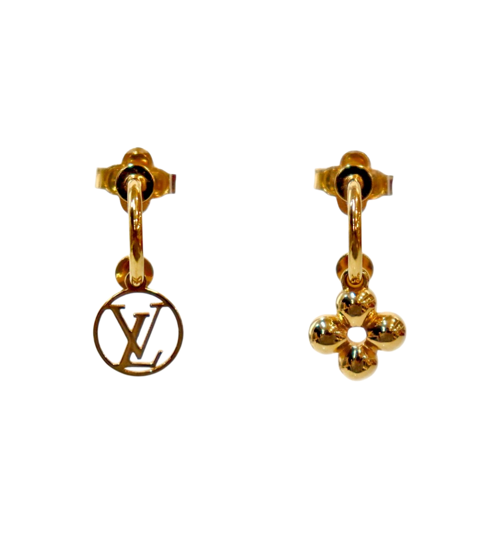 Louis Vuitton Blooming Gold Earrings