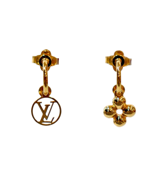 Louis Vuitton Blooming Gold Earrings