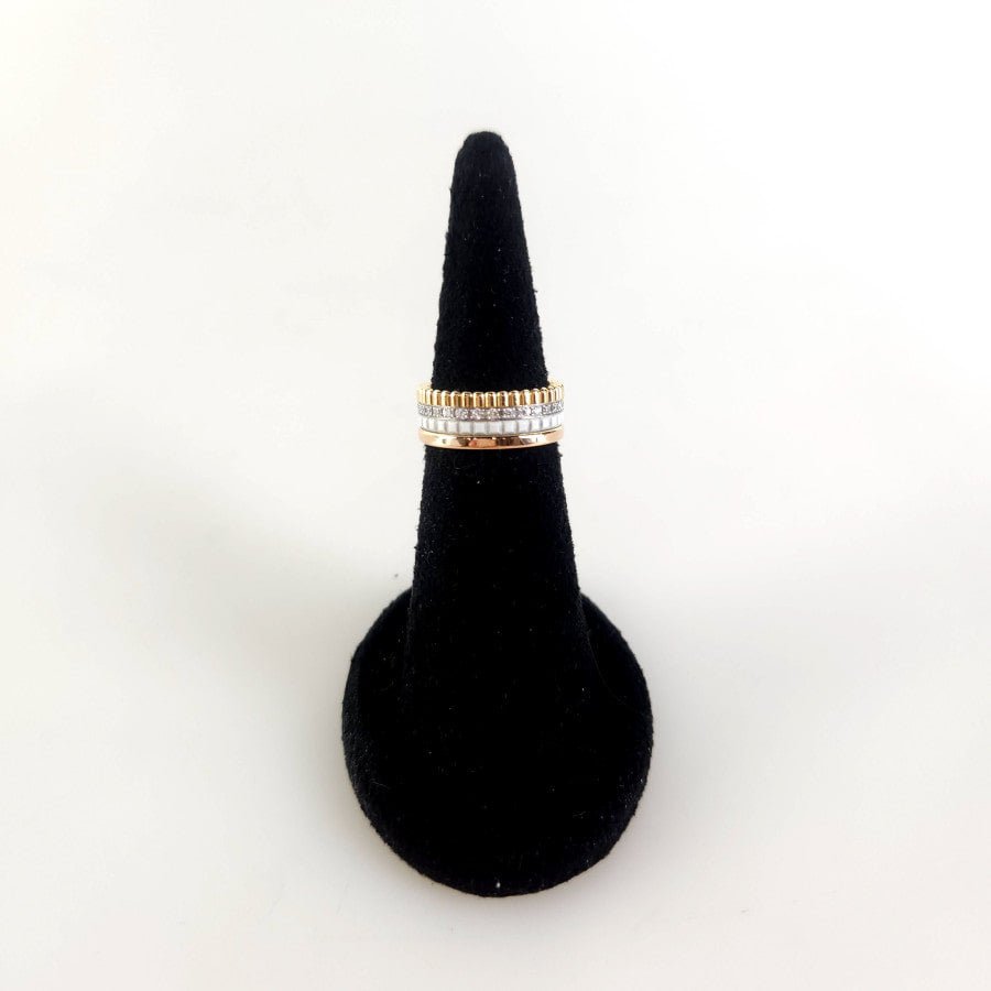 46 Quattro White Edition Diamond Small Ring