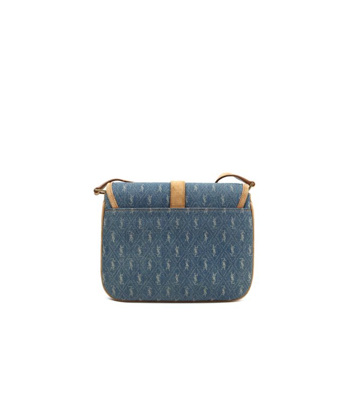 Saint Laurent Denim Shoulder Bag