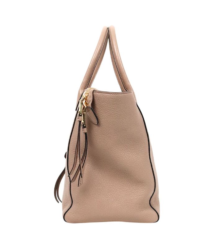 Miu Miu Indigo Pink Madras Tote