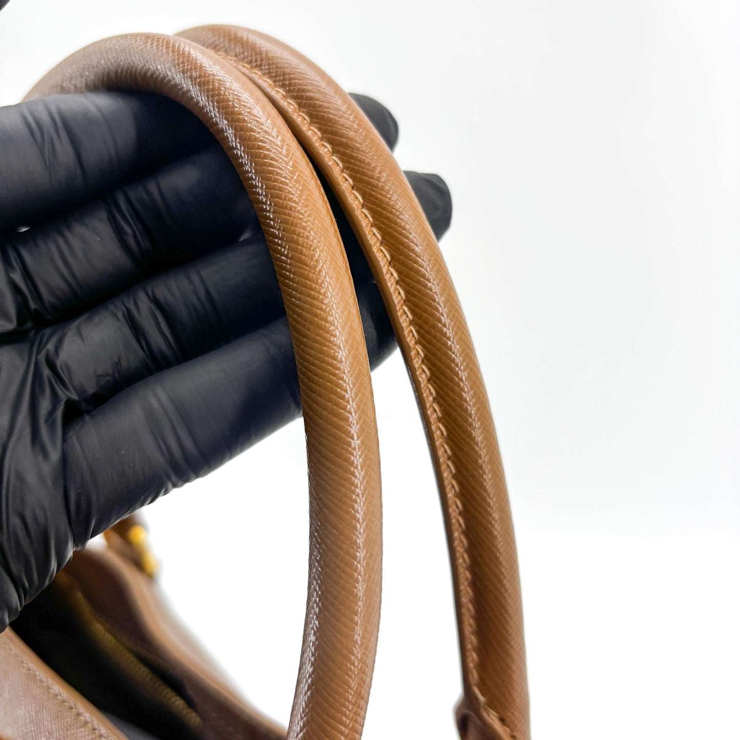 Prada Galleria Saffiano Large Tote Bag Caramel Brown