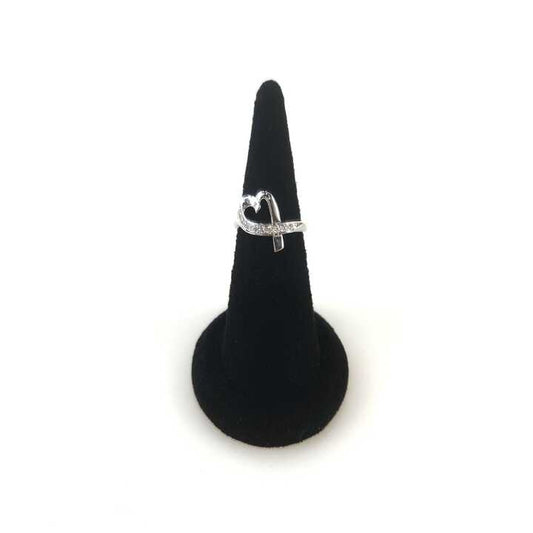 8 & Co Loving Heart White Gold Diamond Ring